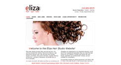 Desktop Screenshot of elizahairstudio.com